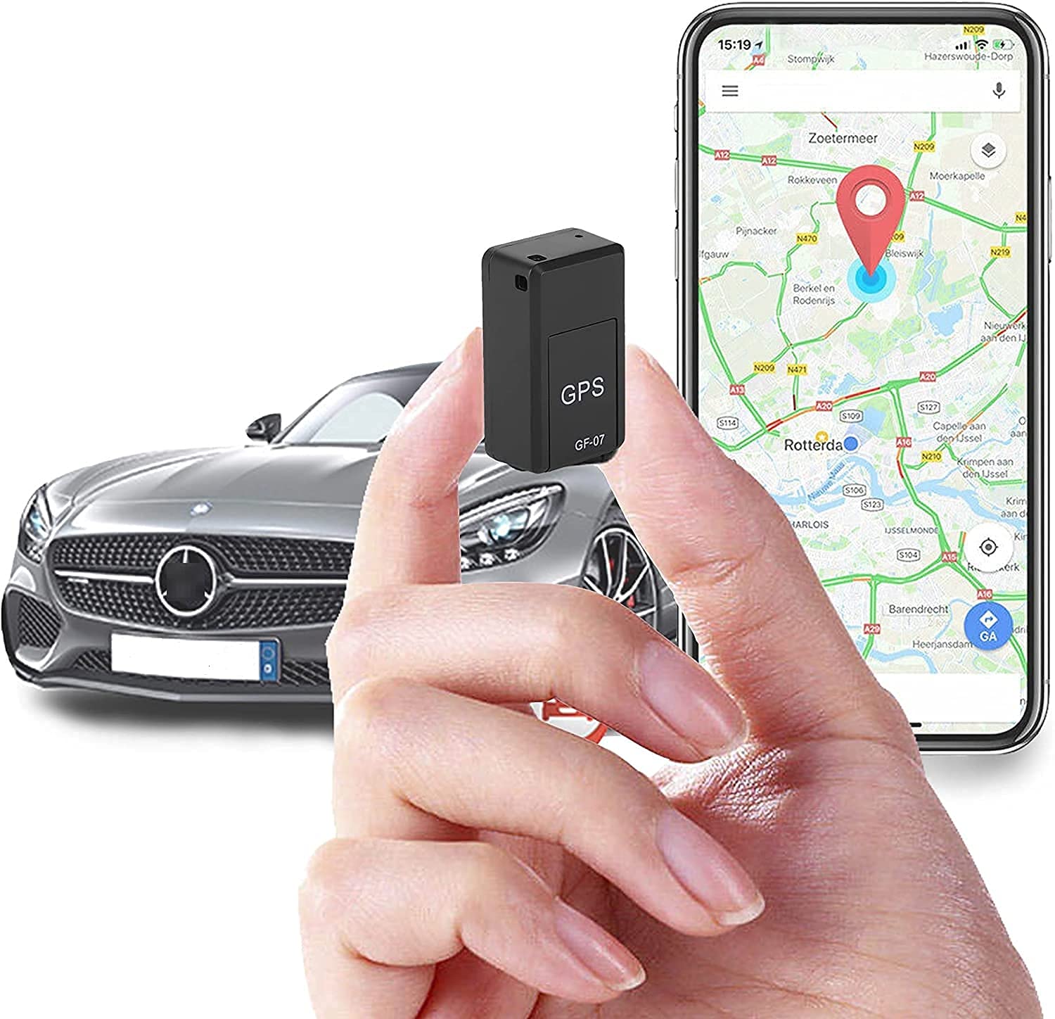 GPS Tracker GF-07- Mini GPS Tracker Long Battery GPS