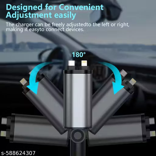Car Retractable Charger-120 Volt
