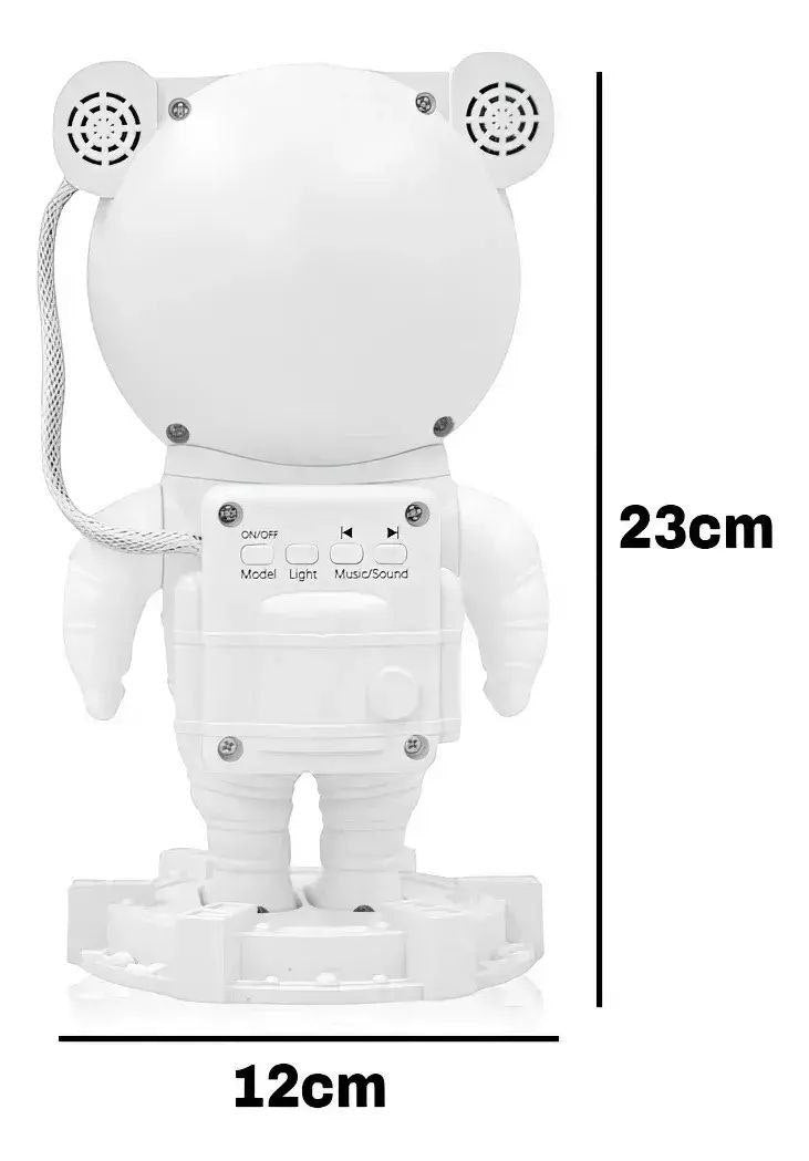Astronaut projector lamp with speaker