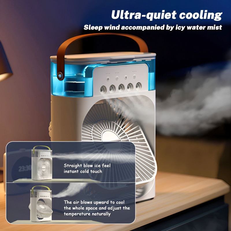 Rechargeable Air Conditioner Water Humidifier
