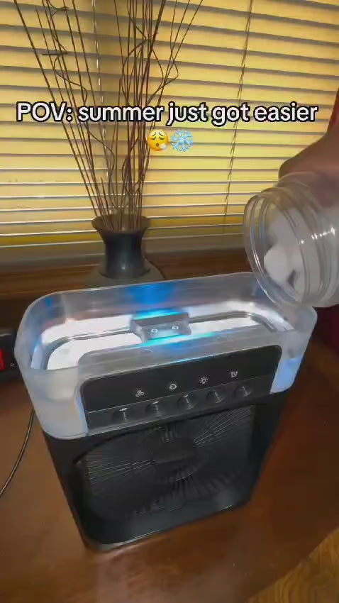 Rechargeable Air Conditioner Water Humidifier