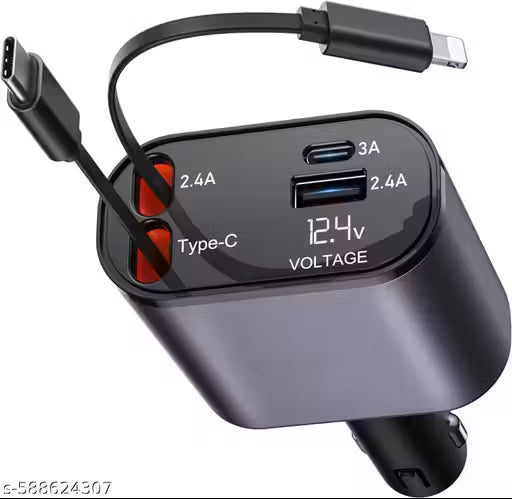 Car Retractable Charger-120 Volt
