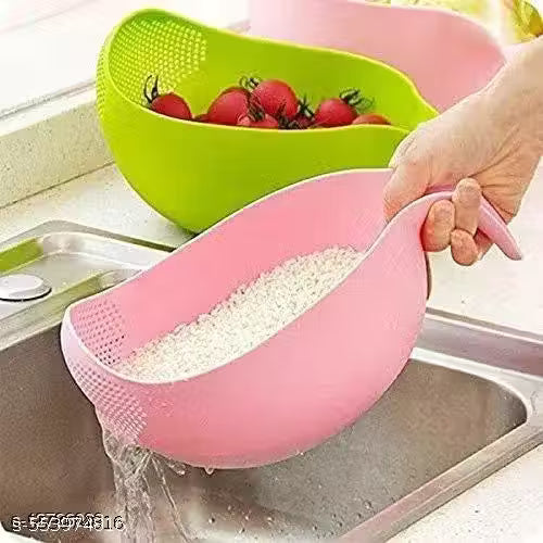 Comfortable Multipurpose  Plastic Wash Bowl - Multi Color