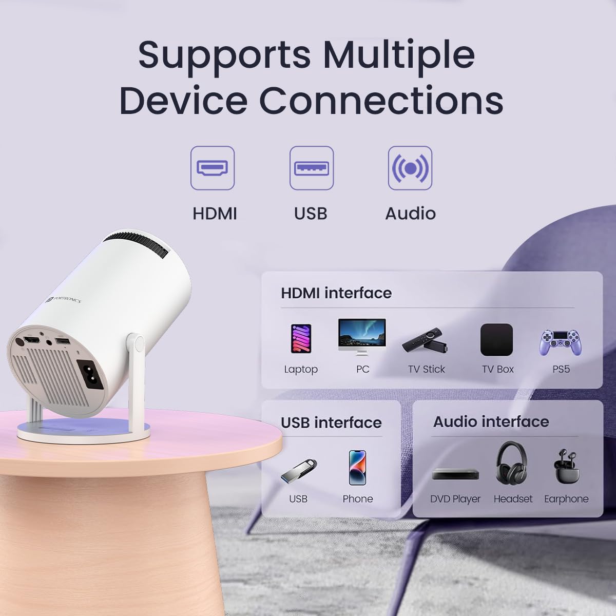 Ultra Full HD Projector 4K 1080P