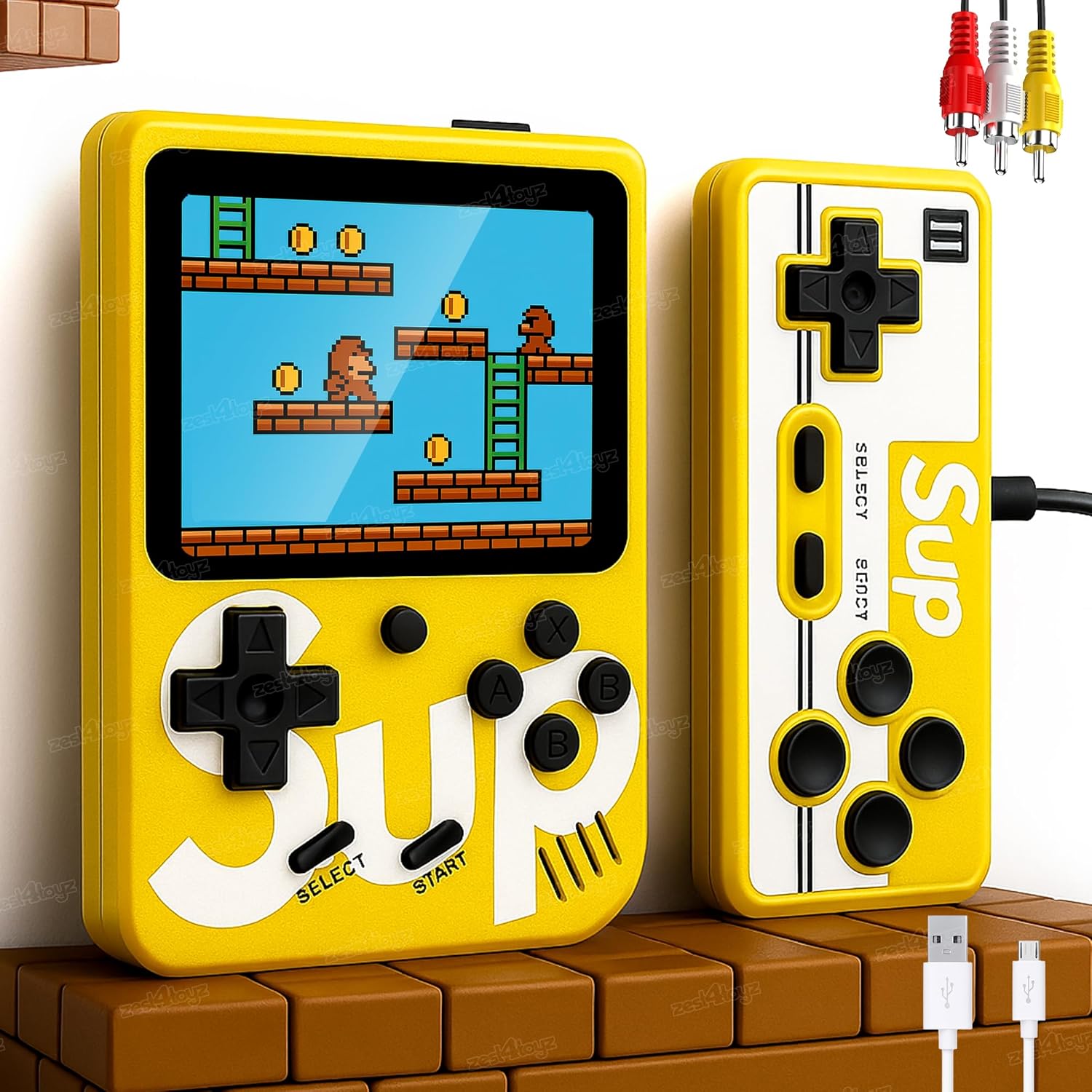 Game Console with 3 Inch Color Screen Retro Gaming Device