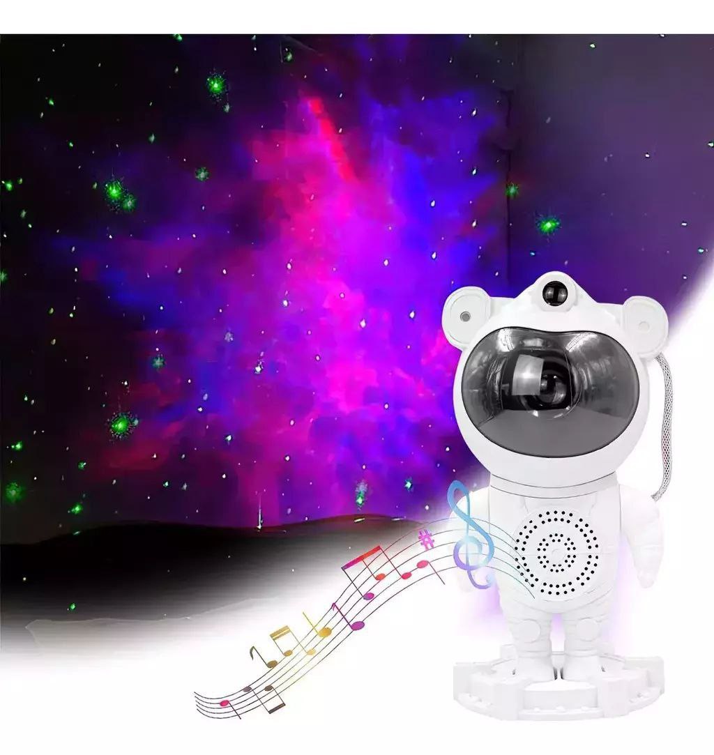 Astronaut projector lamp with speaker